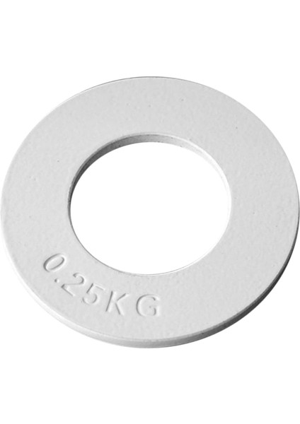 Kesirli Ağırlıklar Kesirli Ağırlıklar Mini Ağırlık Plakaları Kuvvet Antrenmanı Plakaları Doğru Disk Aksesuarı Beyaz 0.25KG (Yurt Dışından)