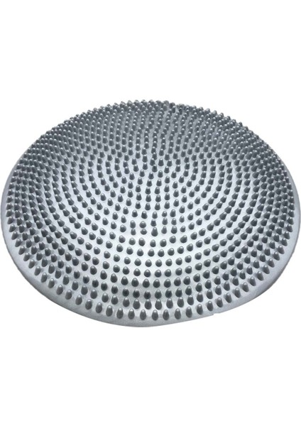 Yoga Topları Masaj Yastığı Şişme Denge Yastığı Disk Mat Fitness Egzersiz Eğitim Topu Rehabilitasyon Pedi Gümüş-Gri (Yurt Dışından)
