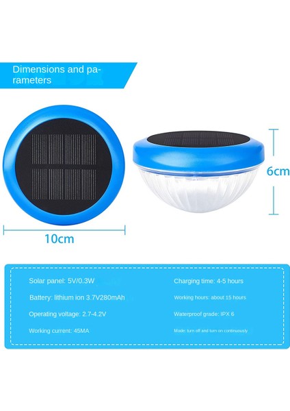 Güneş Yüzer Havuz LED Işıkları, Su Geçirmez Rgb Renk Değişen Havuz Işıkları, Havuz, Gölet, Spa, Sıcak Küvet Için Havuz Aksesuarları (Yurt Dışından) modelleri