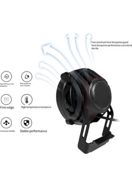 Elektrikli Kar Araci Off-Road Araç Korna Far X5 Alüminyum Alaşımlı 36V 48V Gece Bisiklet Su Geçirmez Dış Işık (Yurt Dışından)
