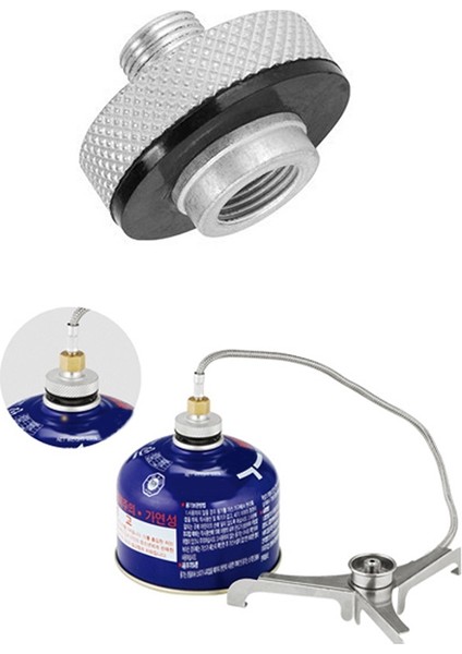 Taşınabilir Açık Kamp Sobası Adaptörü Düz Gaz Tankı Pişirme Adaptörü Aracı Propan Bütan Adaptörüne (Yurt Dışından) modelleri