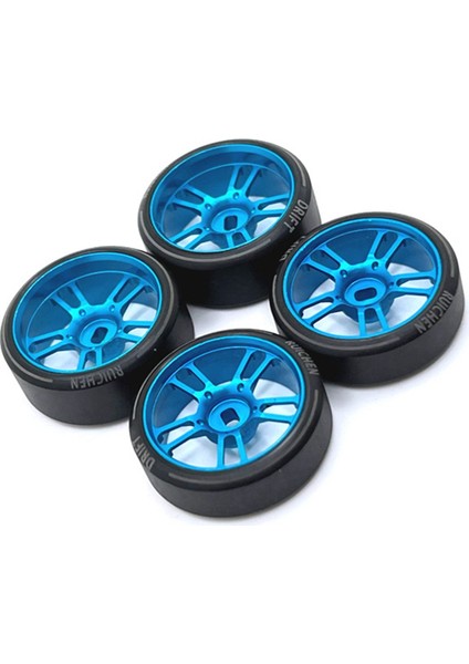 Dört Metal Jant/tekerlek Için Evrensel 1/28 Rc Yol Yarışı Drift, 27MM Drift Tekerlekler, Siyah (Yurt Dışından) modelleri