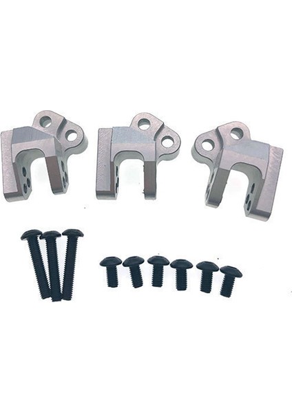 1/10 Model Araba Eksenel SCX10 Iii AX103007 Alüminyum Alaşımlı Sabit Kod Çekme Çubuğu Kurulum Kodu, Gümüş (Yurt Dışından)