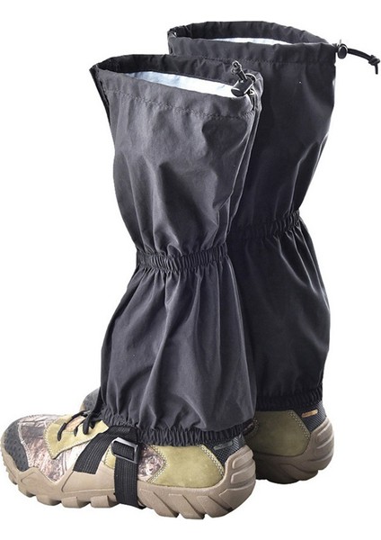2 Adet Açık Dağcılık Su Geçirmez Kar Örtüsü Fermuar Ayakkabı Kapağı Kar Dağ Kayak Bacak Bağlama Bacak Kapağı (Yurt Dışından)