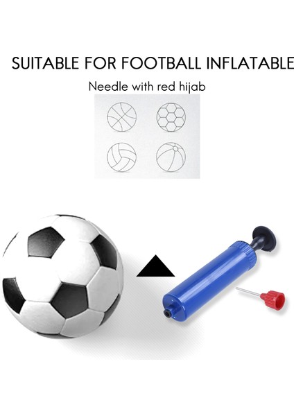 Iğne Mavisi ile Futbol Futbol Şişme Top El Hava Pompası (Yurt Dışından) modelleri