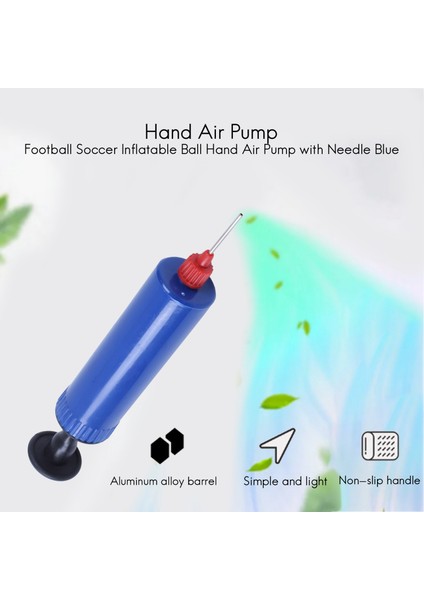 Iğne Mavisi ile Futbol Futbol Şişme Top El Hava Pompası (Yurt Dışından) fırsatları