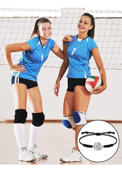 Gençler Spor Takımı Oyuncuları Için 20 Adet Voleybol Boncuk Ayarlanabilir Ilham Verici Spor Topu Bilezik (Yurt Dışından) modelleri