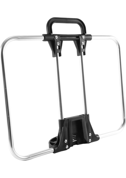 Katlanır Bisiklet Çantası Sepet Çerçevesi Sepet Çanta Için Standı Katlanır Bisiklet Aksesuarları 40X30 cm Gümüş (Yurt Dışından)