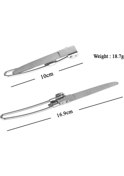 Tencere Sırt Çantası Spork Çatal Paslanmaz Çelik Katlanır Bıçak Gereçler Kaşık Seti Combo Piknik Kamp Çatal Bıçak Takımı Sofra Sofra Takımı (Yurt Dışından)