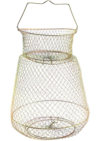 Katlanabilir Taşınabilir Çelik Tel Balıkçılık Pot Tuzak Net Yengeç Crawdad Kafes Balık Sepeti (Yurt Dışından)