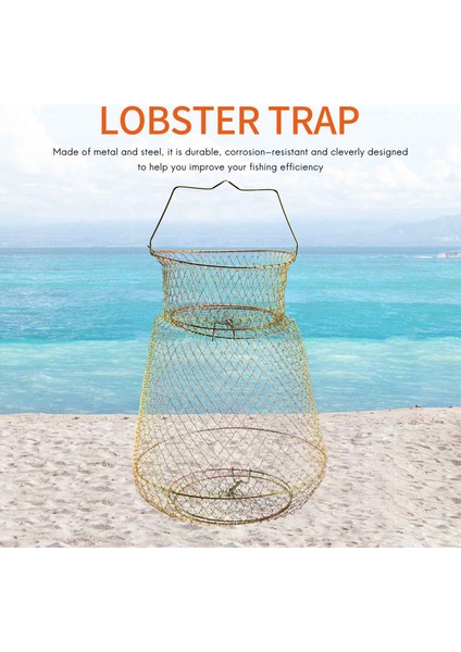 Katlanabilir Taşınabilir Çelik Tel Balıkçılık Pot Tuzak Net Yengeç Crawdad Kafes Balık Sepeti (Yurt Dışından) fiyatları