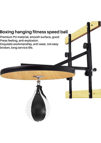 Boks Hız Topu Armut Şekli Pu Hız Çantası Boks Boks Torbası Döner Egzersiz Fitness Eğitim Topu (Yurt Dışından) fırsatları