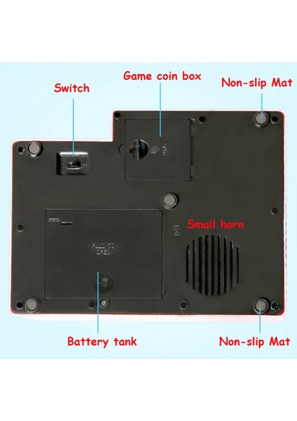 Çocuklar Mini Oyun Salonu Oyun Makinesi Otomat Müzik Şeker Jetonlu Pençe Makinesi Oyuncak Çocuklar Için Hediye (Yurt Dışından)