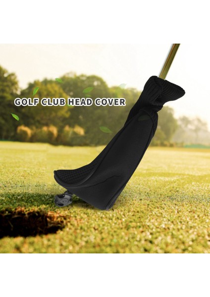 Siyah Golf Başlığı Sürücüyü Kapaklar 1 3 5 Golf Kulübü Için Fairway Woods Baş Örtüleri Tüm Fairway ve Sürücü Kulüplerine Uygun 3 Adet (Yurt Dışından) modelleri
