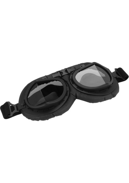 Retro Gri Motosiklet Kask Pilot Gözlüğü Vintage Ikinci Dünya Savaşı Pilot Gözlüğü Motosiklet Scooter Gözlük Uv Kask (Yurt Dışından) fiyatları