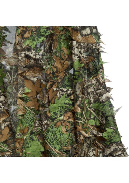 Camo 3D Yaprak Pelerin Yowie Nefes Alabilir Açık Panço Tipi Kamuflaj Kuş Gözlemciliği Panço Takım Elbise (Yurt Dışından)