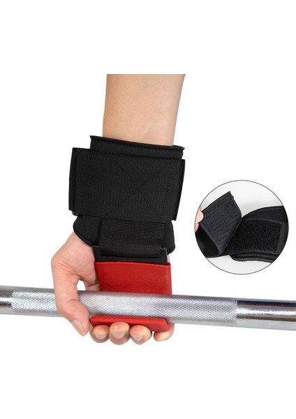Ağırlık Kaldırma Kancası Sapları Bilek Sarmalarıyla El Çubuğu Bilek Kayışı Gym Fitness Kanca Ağırlık Kayışı Pull-Up Kaldırma Eldivenleri (Yurt Dışından) modelleri