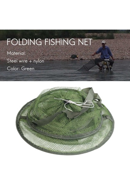 Açık Katlanır Yuvarlak Balık Ağı 3 Katmanlı Naylon Balık Karides Net Balıkçılık Karides Net Açık Balıkçılık Alıcı Aksesuarları (Yurt Dışından)