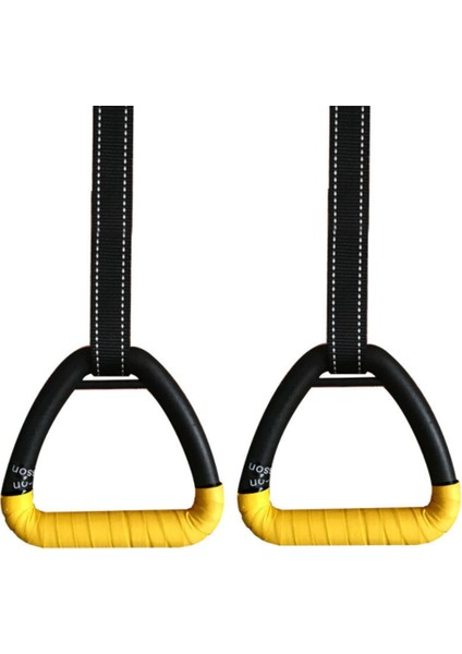 2 Adet Jimnastik Halkası Taşınabilir Jimnastik Halkası Spor Salonu Omuz Gücü Ev Fitness Eğitim Equipment-2m (Yurt Dışından)