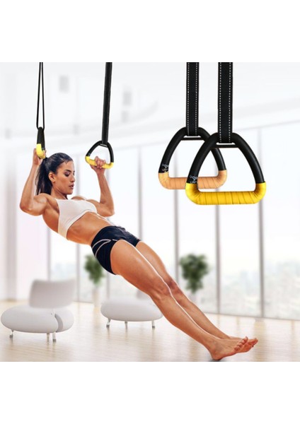 2 Adet Jimnastik Halkası Taşınabilir Jimnastik Halkası Spor Salonu Omuz Gücü Ev Fitness Eğitim Equipment-2m (Yurt Dışından) fırsatları