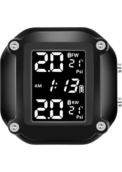 Motosiklet Lastik Basıncı Monitörü Tpms Motosiklet Elektrikli Araç Lastik Basıncı Monitörü Algılama Sistemi Yüksek Hassasiyetli (Yurt Dışından)
