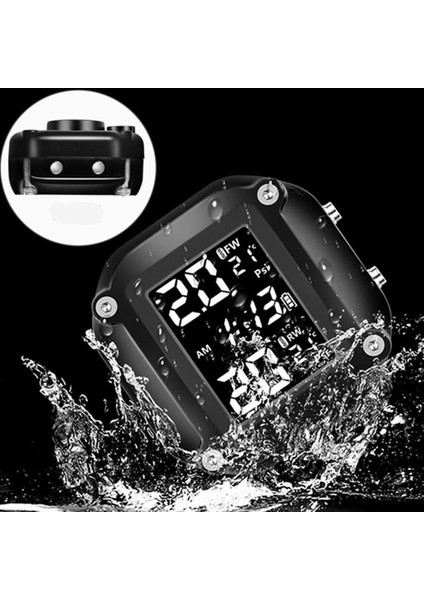 Motosiklet Lastik Basıncı Monitörü Tpms Motosiklet Elektrikli Araç Lastik Basıncı Monitörü Algılama Sistemi Yüksek Hassasiyetli (Yurt Dışından)