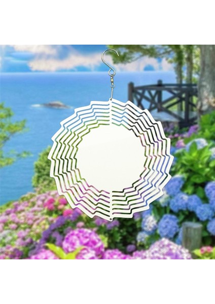 2 Paket 10 Inç Süblimasyon Rüzgar Spinner Boşlukları 3D Rüzgar Spinners Asılı Rüzgar Spinners Dış Mekan Dekorasyon Için (Yurt Dışından) modelleri