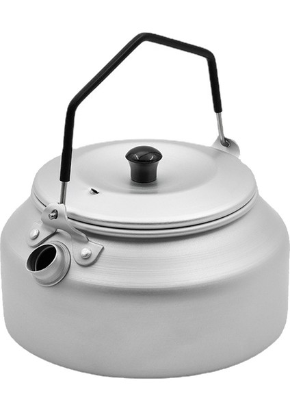 Açık Su Isıtıcısı Alüminyum Piknik Çaydanlık Turizm Kamp Kamp Ateşi Tencere Cezve 0.8l (Yurt Dışından)