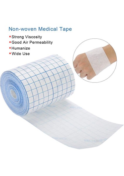 Mesh Nefes Alabilir Dokunmamış Bant Yapışkanlı Bandaj Rulo Film Pansuman Bandajları Esnek Nonwoven (Yurt Dışından)