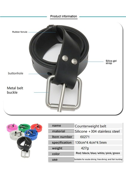 85CM-1. Silikon Dalış Ağırlık Kemeri Bel Ağırlığı Hızlı Serbest Bırakma Tokası Için Tüplü Serbest Dalış Balıkçılık-Pembe (Yurt Dışından) fiyatları