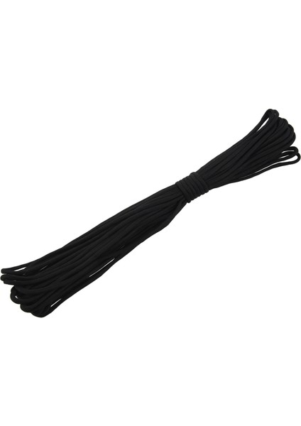 Paracord 550 Paraşüt Halat 7 Çekirdekli Tırmanma Kamp Toka Halat Siyah 50FT (Yurt Dışından)