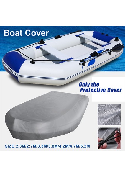 V Şekli Tekne Örtüsü Su Geçirmez Toz Geçirmez Anti Uv Yağmur Kar Şişme Bot Balıkçılık Kauçuk Bot Örtüsü 470X210X46 cm (Yurt Dışından) fiyatları
