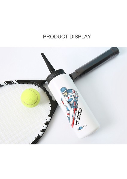 1000 ml Buz Hokeyi Su Şişesi Taşınabilir Yüksek Kapasiteli Futbol Şişesi Klasik Tasarım Spor Şişe B (Yurt Dışından) fiyatları