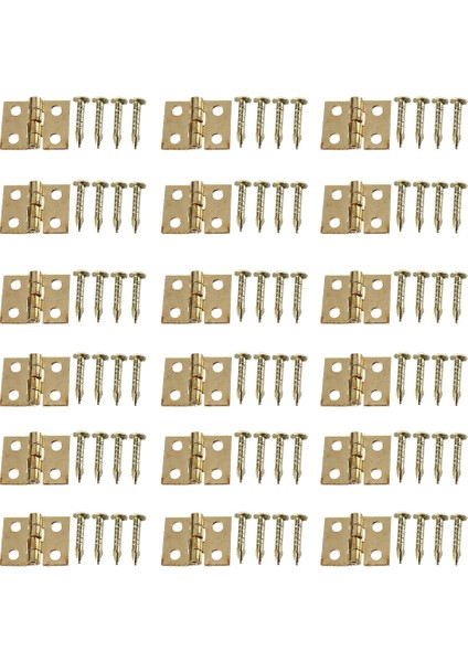 200PCS 1/12 Oyuncak Odası Minyatür Mobilya Dolabı Dolap Mini Menteşeler (Yurt Dışından)