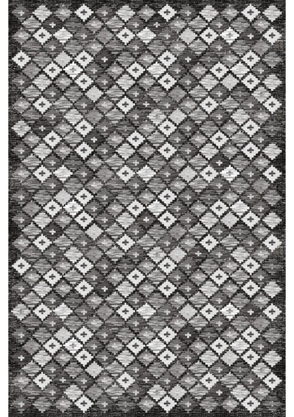 Home Kilim Desen Pamuk Taban Baskılı Halı