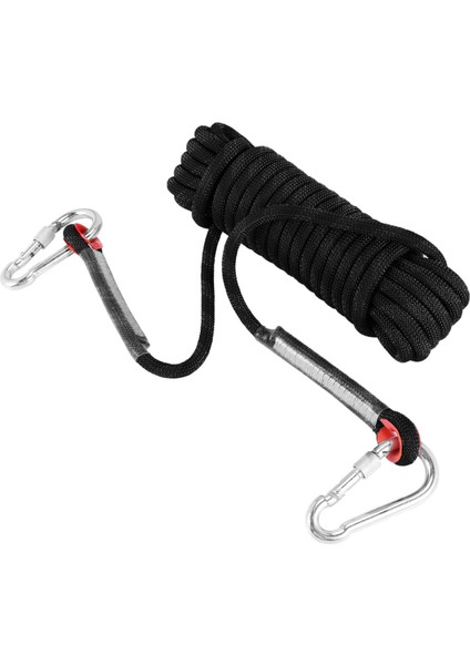 Açık Kaya 12MM Ev Yangın Acil Kaçış Halatı Çok Fonksiyonlu Ağır Halat Yürüyüş Mağaracılık Kamp Için (Yurt Dışından)