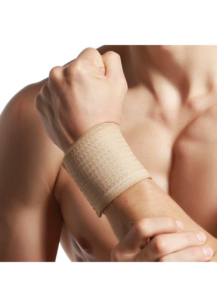 Spor Bileklik Basınç Sarma Bandaj Elastik Bandaj El Spor Bileklik Badminton Spor Koruyucuları (Siyah) (Yurt Dışından) modelleri