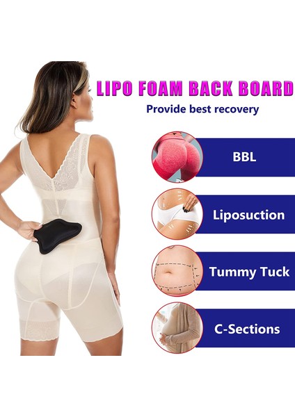 Lipo Köpük Sırt Tahtası, Bbl Bel Şekillendirici, Bbl ve Liposuction Ameliyat Sonrası Iyileşme Için Sırt Sıkıştırma Lipo Köpük Tahtası (Yurt Dışından) fiyatları