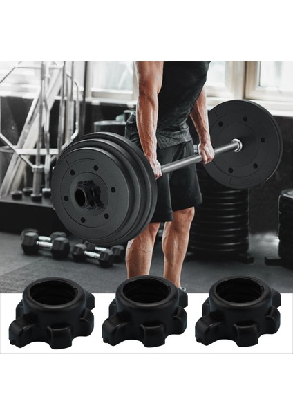 8 Adet Dambıl Çubuğu Somun Anti-Yaka Vidası Dambıl Ağırlık Kaldırma Fitness Ekipmanları Aksesuarları (Yurt Dışından) modelleri