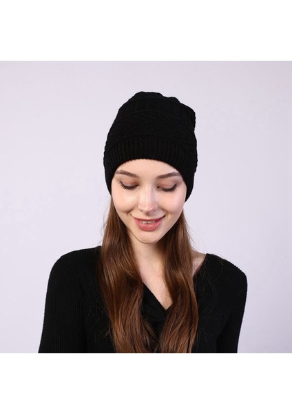 USB Isıtmalı Eşarp Sıcak Kış Örme Isıtmalı Kap Isıtmalı Bere Şapka ve Boyun Isıtıcı Kayak Kamp Avcılık Için, Siyah (Yurt Dışından) modelleri