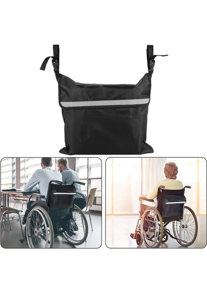 Tekerlekli Sandalye Çantası Açık Taşınabilir Tekerlekli Sandalye Sırt Çantası Alışveriş Depolama Scooter Yürüteç Çerçeve Depolama Çanta (Yurt Dışından) modelleri