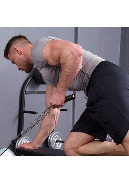2 Adet Aşağı Itin Tek Spor Salonu Kolu Triceps Gücü Yukarı Çekin El Sapları Kablo Makinesi Eki Kol Fitness Ekipmanları (Yurt Dışından)