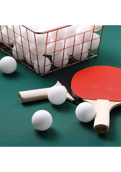 300 Paket Ping Pong Topları Masa Tenisi Topları 40 mm Pingpong Topları Kabarık Toplar Eğlence Masa Tenisi Topu, Beyaz (Yurt Dışından) fırsatları