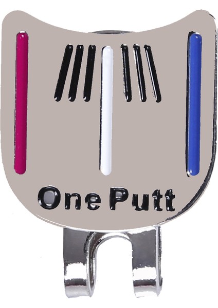 Manyetik Kapak Klipsi Çıkarılabilir Metal Golf Tek Vuruş Topu Işaretleyici Seti (Yurt Dışından)
