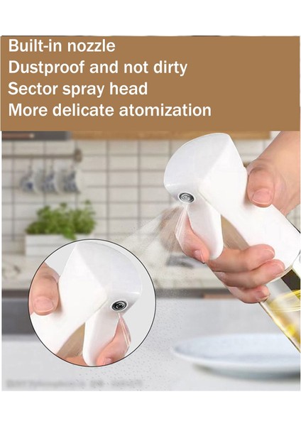 6 Adet 300ML Yağ Sprey Şişesi Pişirme Zeytinyağı Dağıtıcı Kamp Barbekü Pişirme Sirkesi Soya Sosu Püskürtücü Kapları Siyah (Yurt Dışından) fiyatları