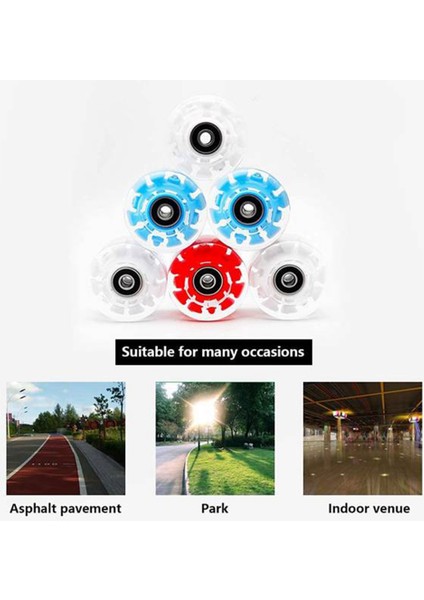 80A Kaykay Tekerleklerinin Rulmanlarla Değiştirilmesi Longboard Pu Tekerlekler Cruiser Tekerlekleri Sokak Yükseltmesi Değiştirme, Sarı (Yurt Dışından) modelleri