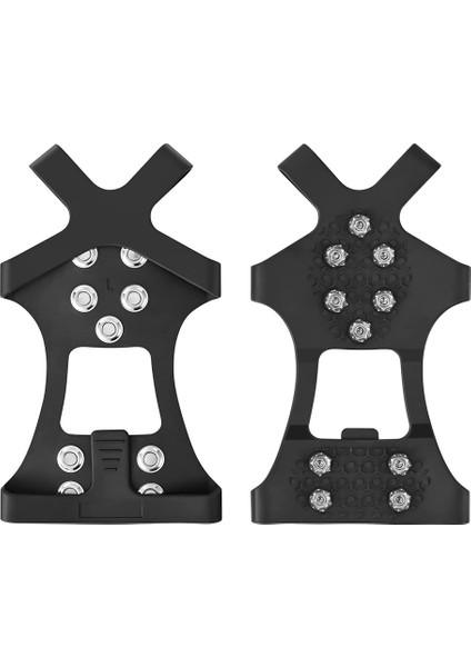 Dış Mekan Buzsuz Kar Kavramaları Ayakkabı/çizme Üzerinde Kramponlar Çekiş Kelepçeli Streç Ayakkabı, Xl (Yurt Dışından)