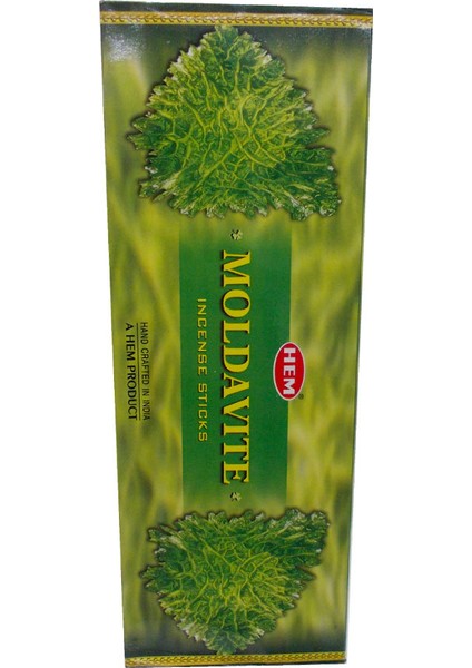 Moldavit Taşı 20 Çubuk Tütsü - Moldavite