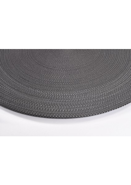 Hasır Antrasit Yuvarlak Yıkanabilir Kilim DKY1001A