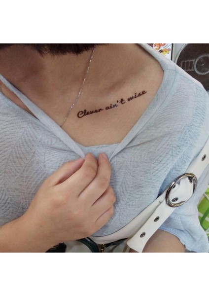 Sayfalık Klasik Siyah Dövme Kedi Kuş Çiçek Dıy Su Geçirmez Geçici Dövme Etiket El Vücut 105*60MM (Yurt Dışından) indirimleri